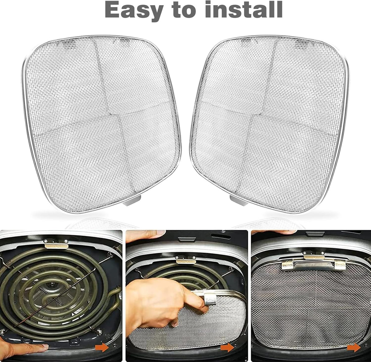 2 Pack Stainless Steel Splatter Shield Z97994
