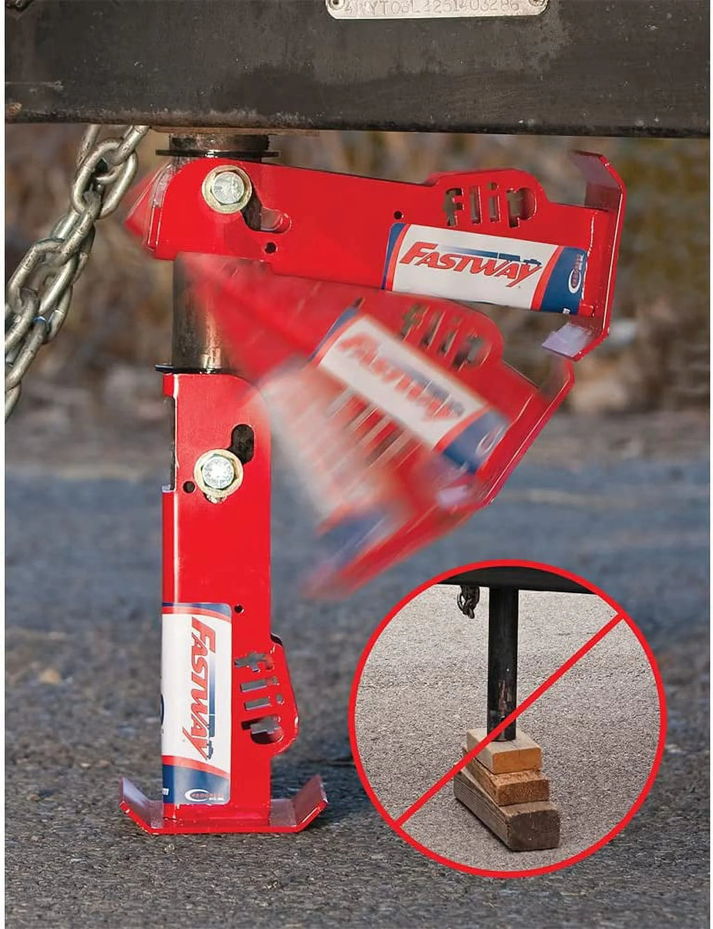 Trailer Jack with 6" Flip Foot C9975