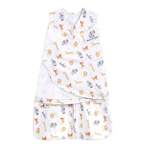 100% Cotton 3-Way Adjustable Wearable Blanket TOG 1.5 Baby Blue Newborn 0-3 Months K6752