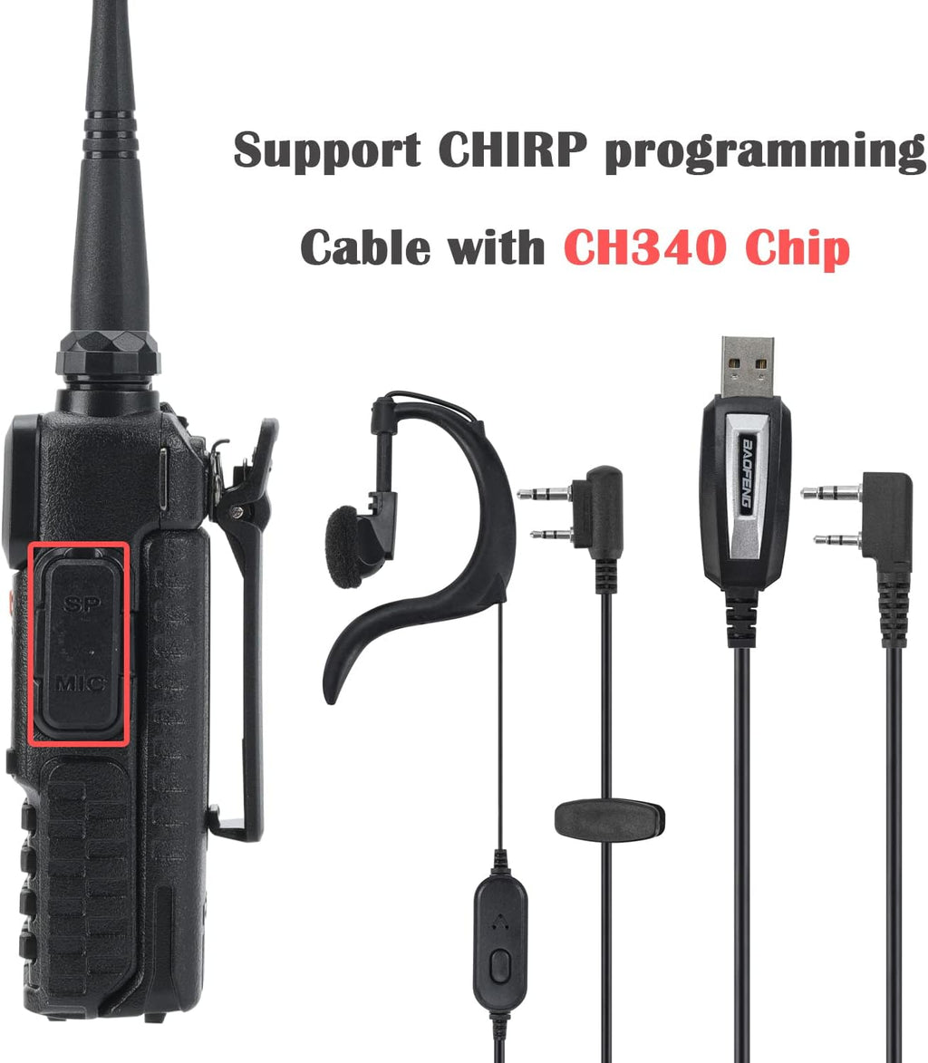 2 Pcs Dual Band Amateur Radio VHF/UHF Walkie Talkie N2884