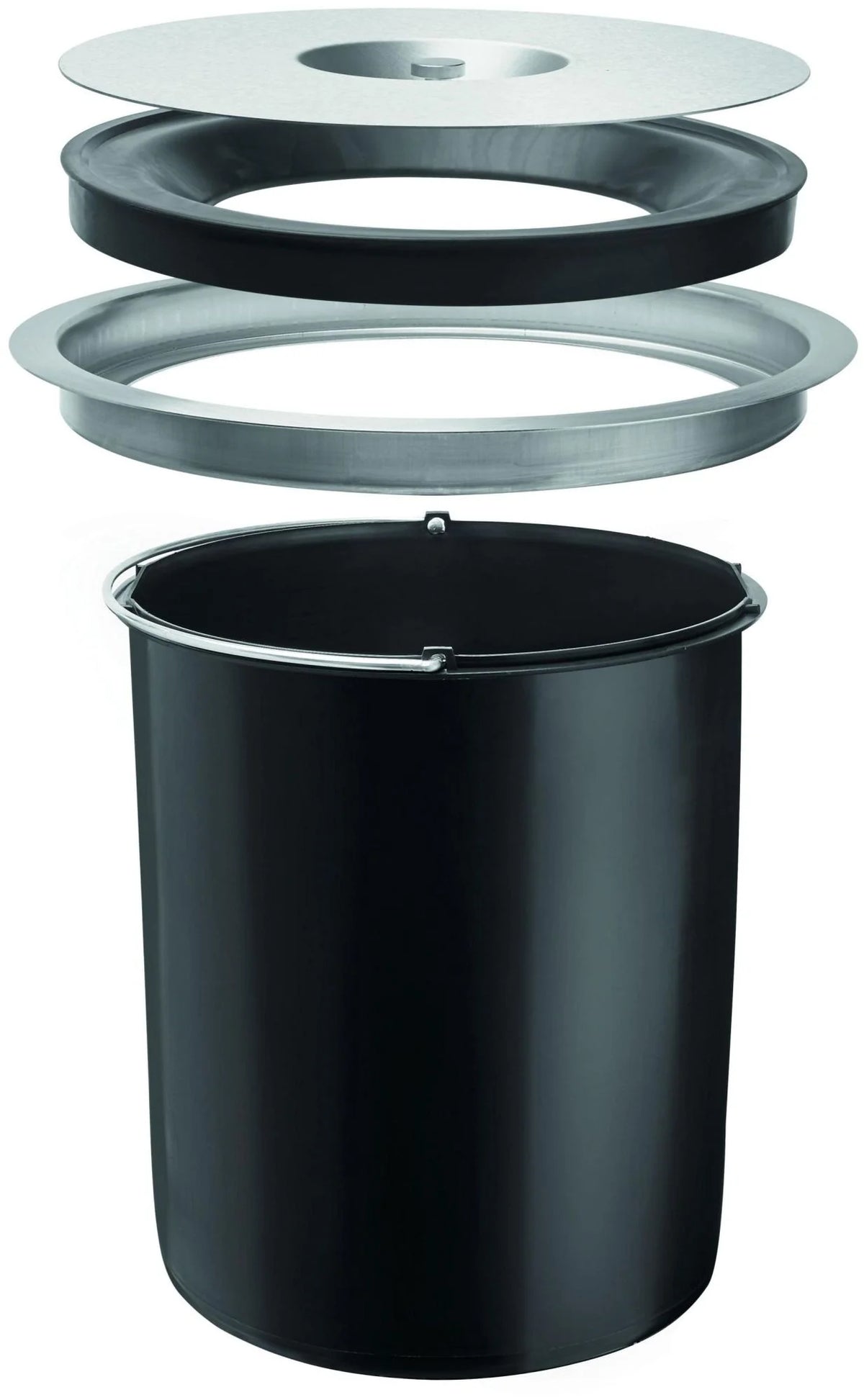 12-1/4" Counter Mount Trash/Ice Container - Stainless M780