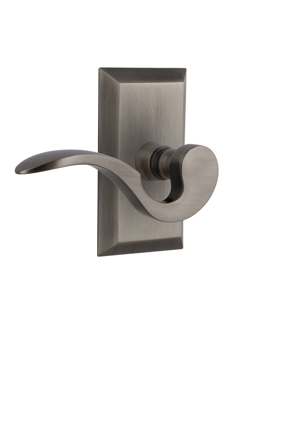 Manor Passage Door Lever Set - Antique Pewter H746438