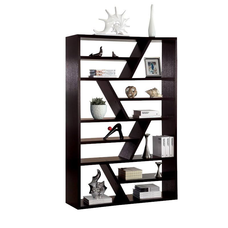 Espresso Modern Bookcase Y9277