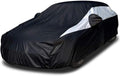 Jet Black Poly 210T Car Cover for Sedans X72559