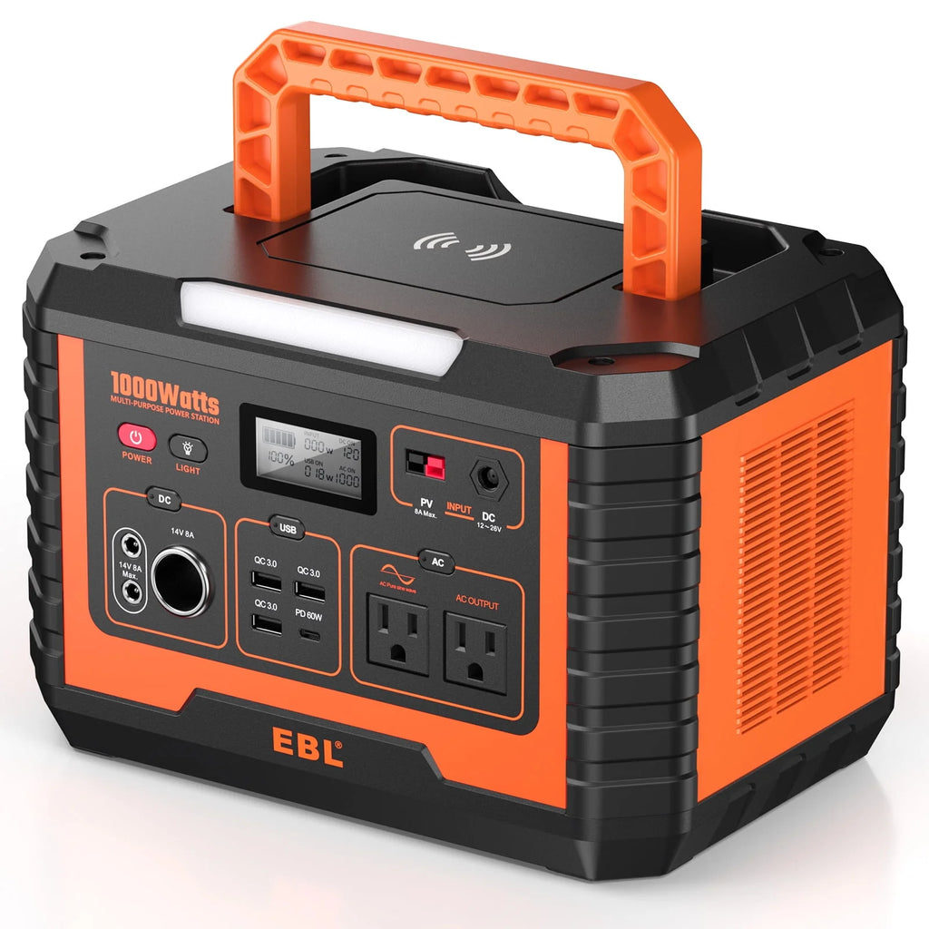 1000W 999Wh Portable Power Station B891638
