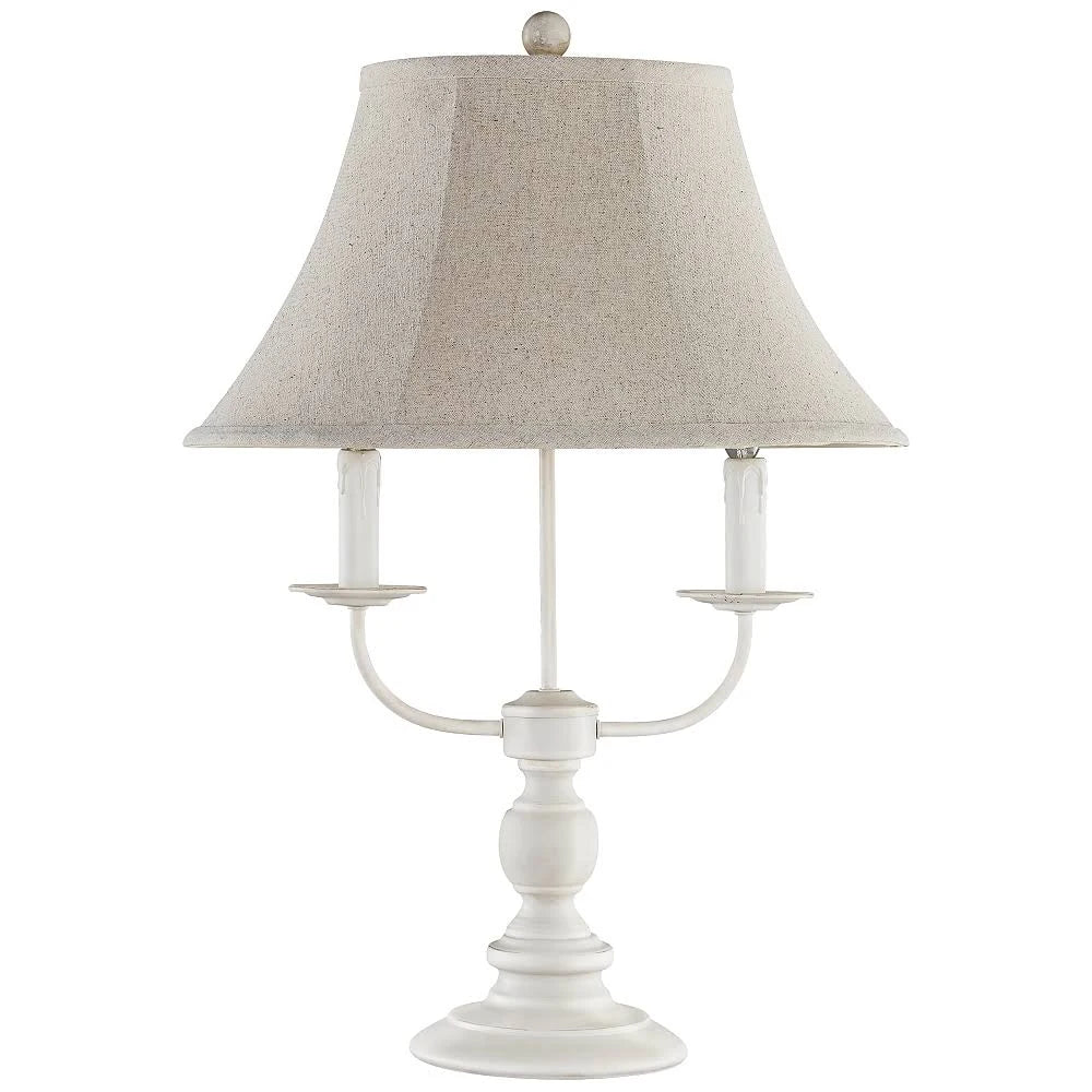 White 3-Light Table Lamp F610
