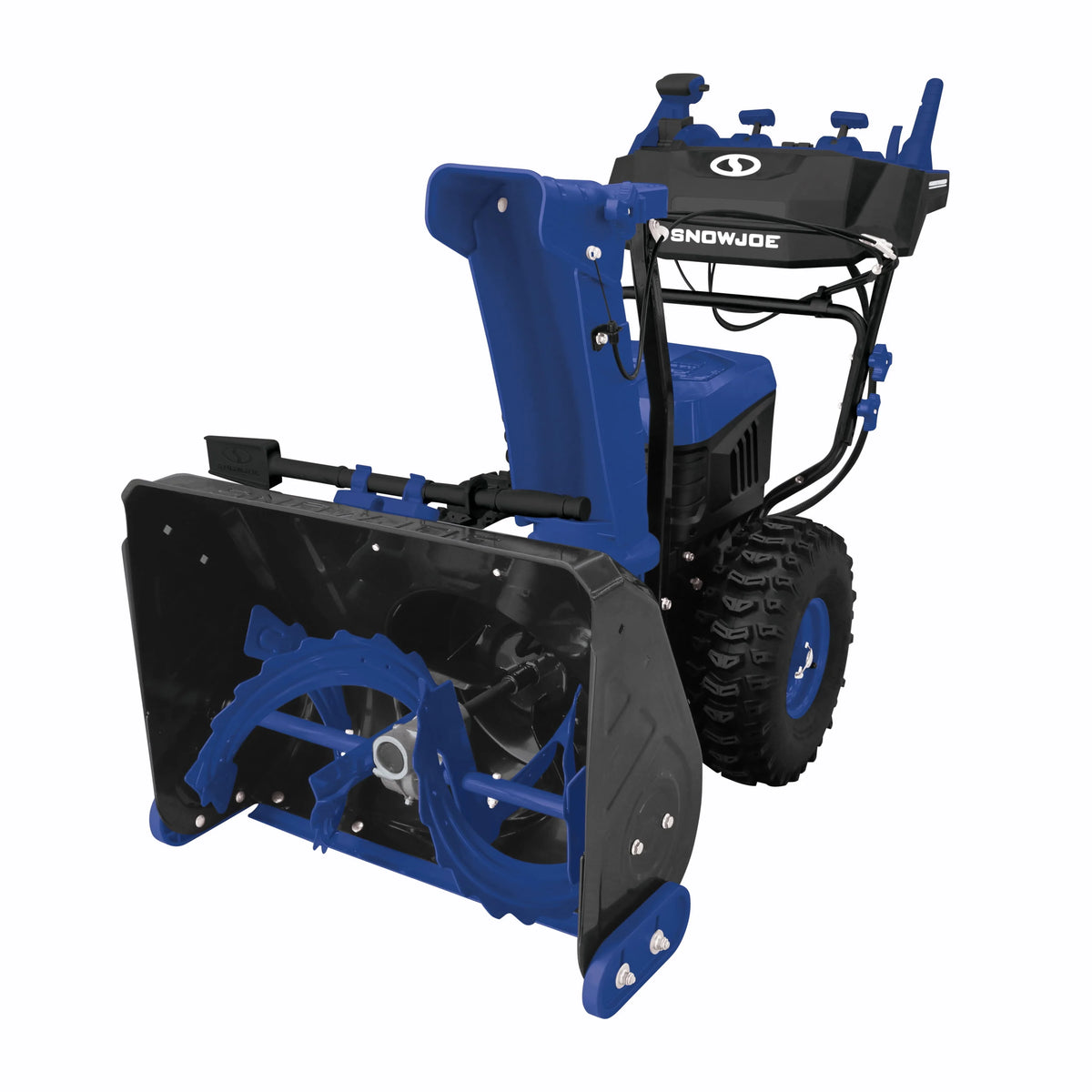 96V 24 Cordless Self-Propelled Dual-Stage Snow Blower with 4 x 12-Ah Batteries & 2 x Chargers Q355