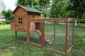 Wooden Chicken Coop with Nesting Box and Ramp L31119
