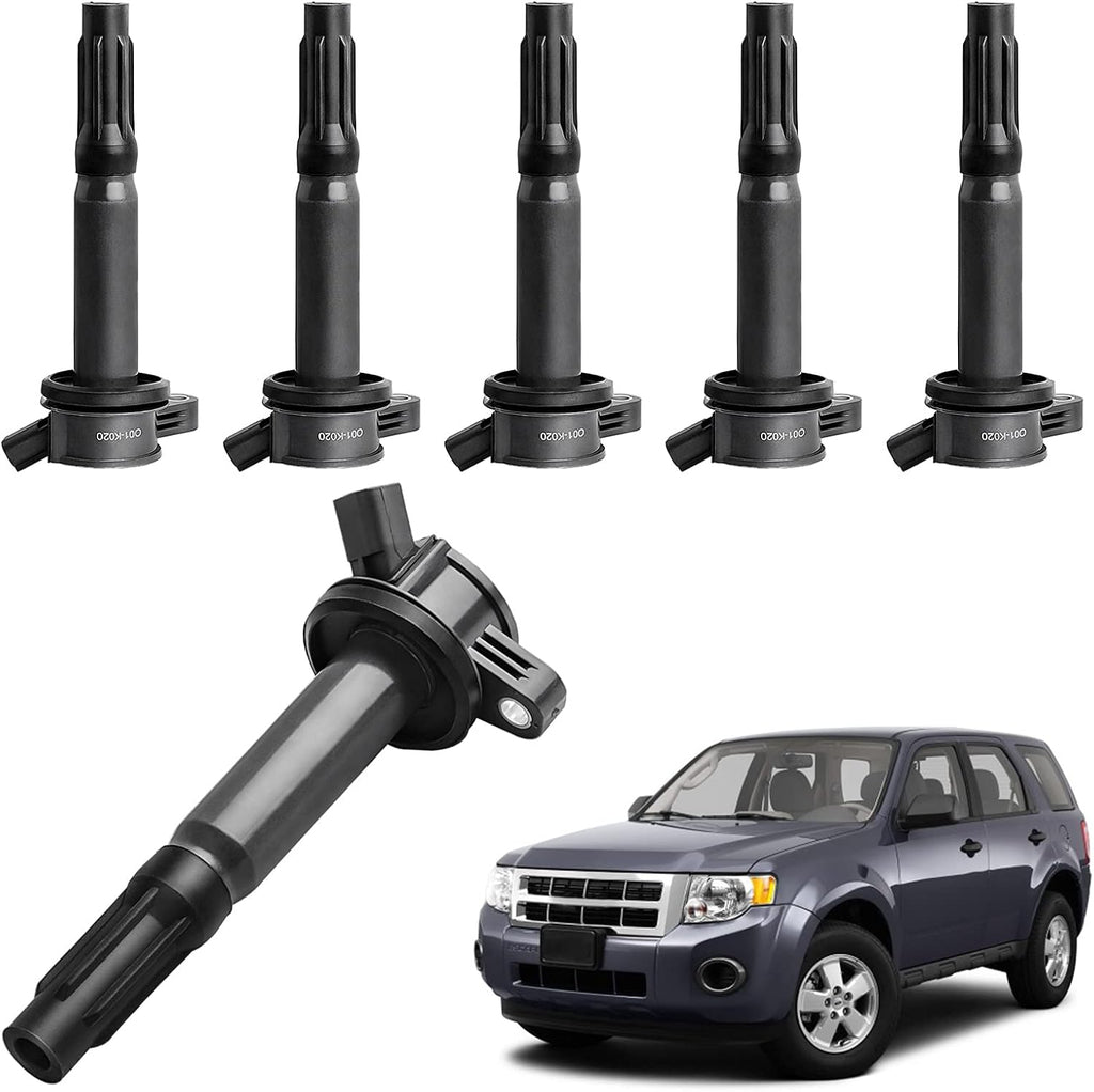 Ignition Coils 6-Pack Compatible with 3.0L V6 J697