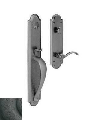 Distressed Oil Rubbed Bronze Mortise Entry Handleset with Lever X3945