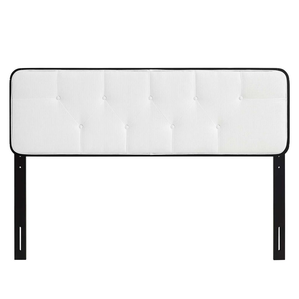 Tufted Twin Fabric and Wood Headboard H160
