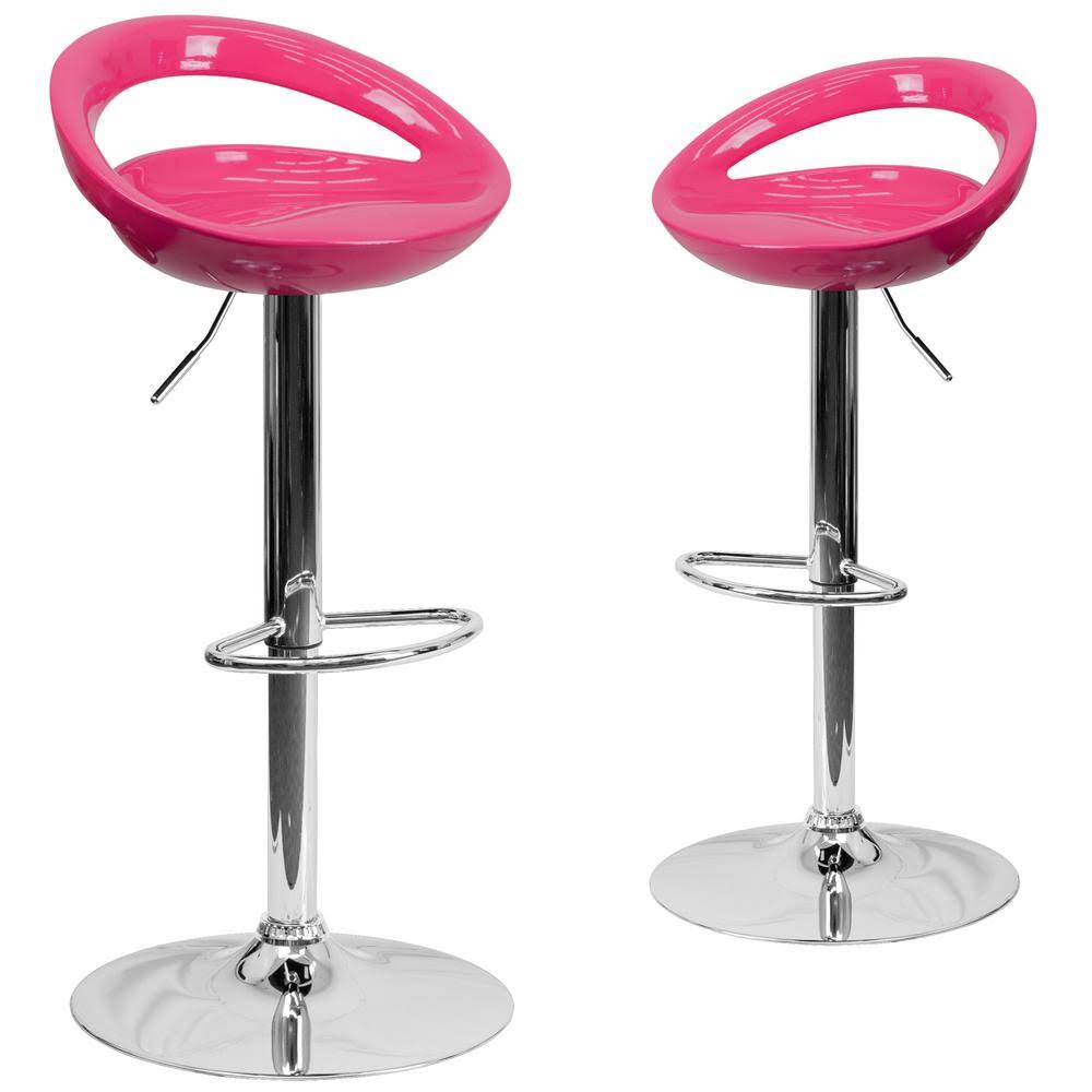 Pink Bar Stool Set of 2 Z206491