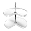 Kidney Shape 2 Shelf Corner Lazy Susan Z4653