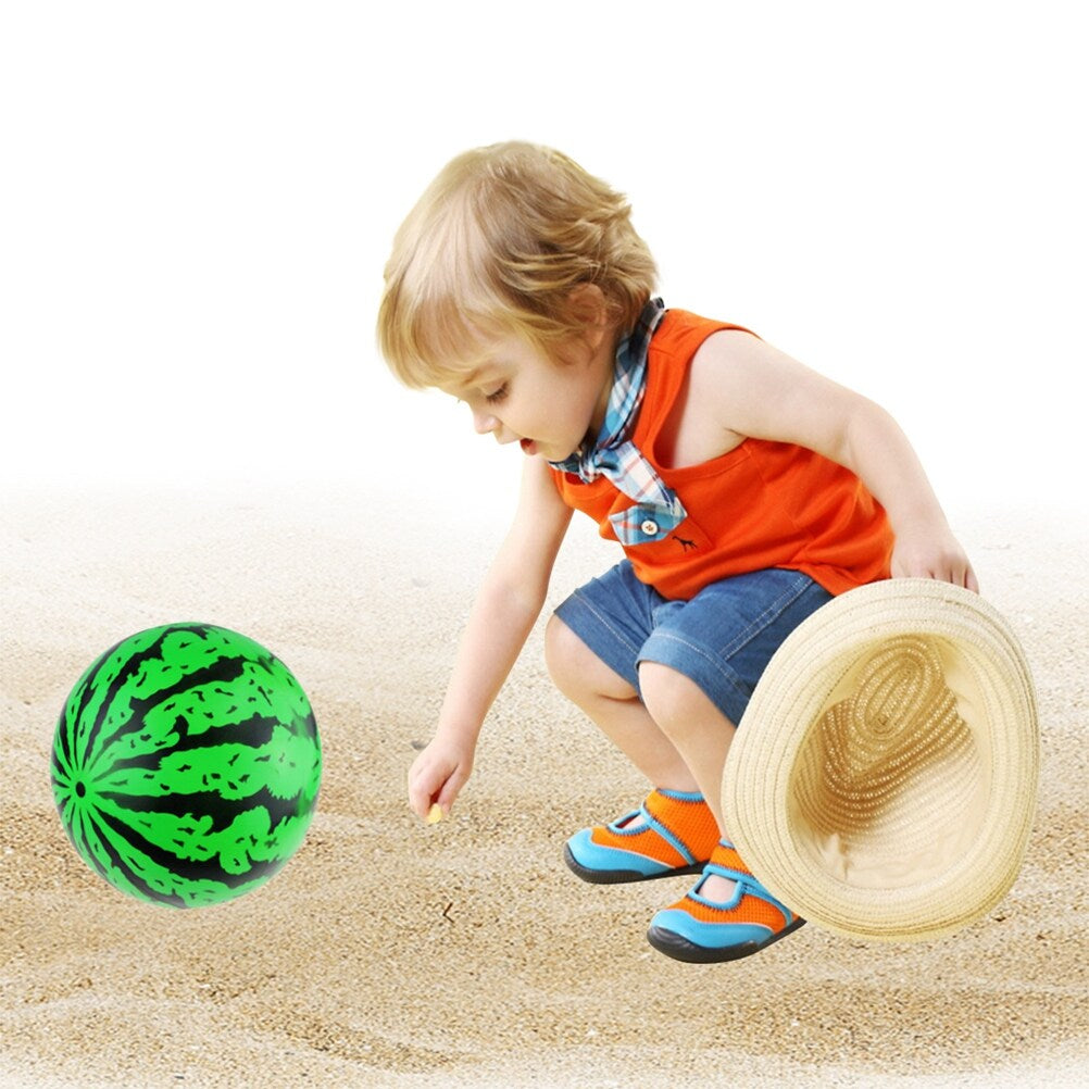 2Pcs 9 Inch Inflatable Bouncy Ball with Pump Kids Toys U99285