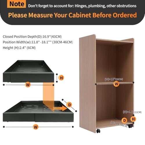 Gray Expandable Heavy Duty Slide Out Drawers C89911