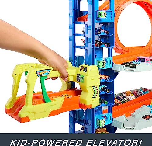 Ultimate Garage Toy Car Track Set with 2 Die-Cast Toy Cars E94647