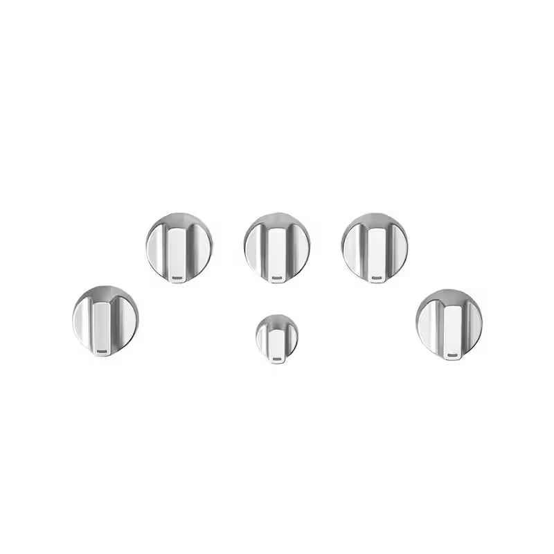 Brushed Stainless Gas Cooktop Knob Kit S78043