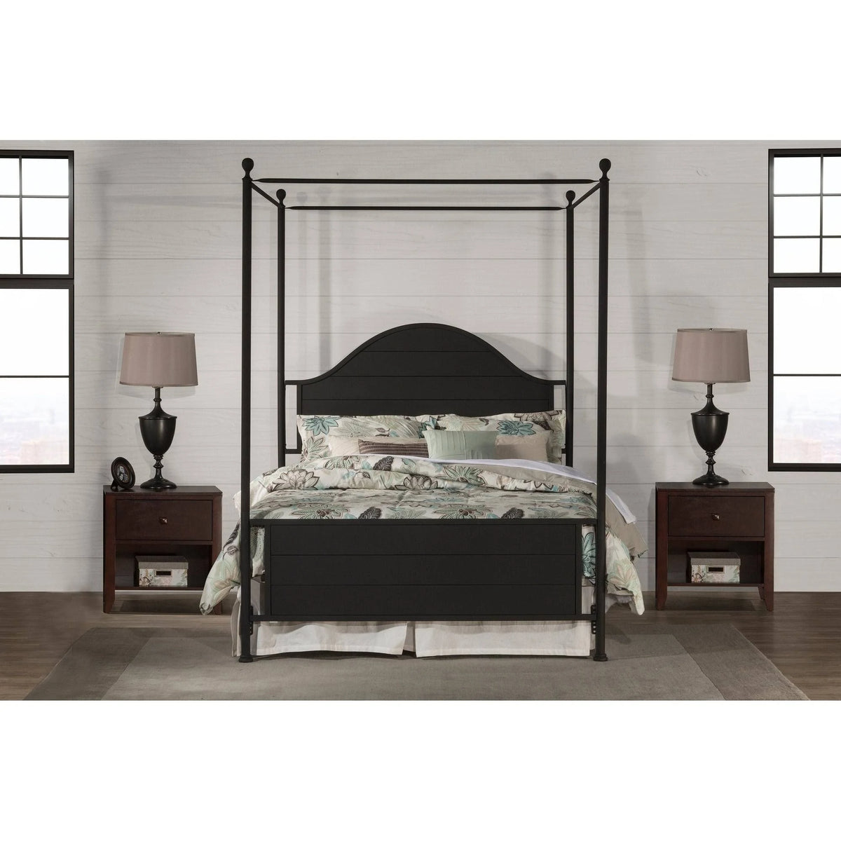 King Canopy Metal Bed O67203
