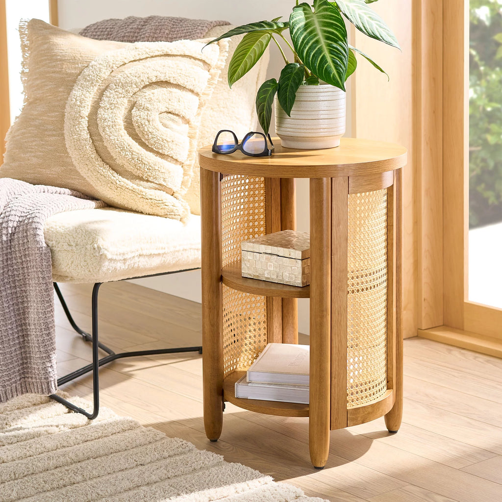 Side Table Light Honey Finish G6674