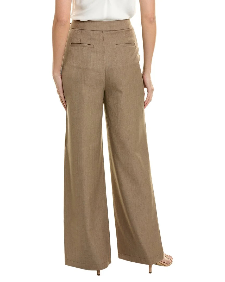Brown Wide Leg Trouser D542