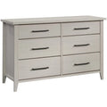 6 Drawers Oak Engineered Wood Dresser A4860