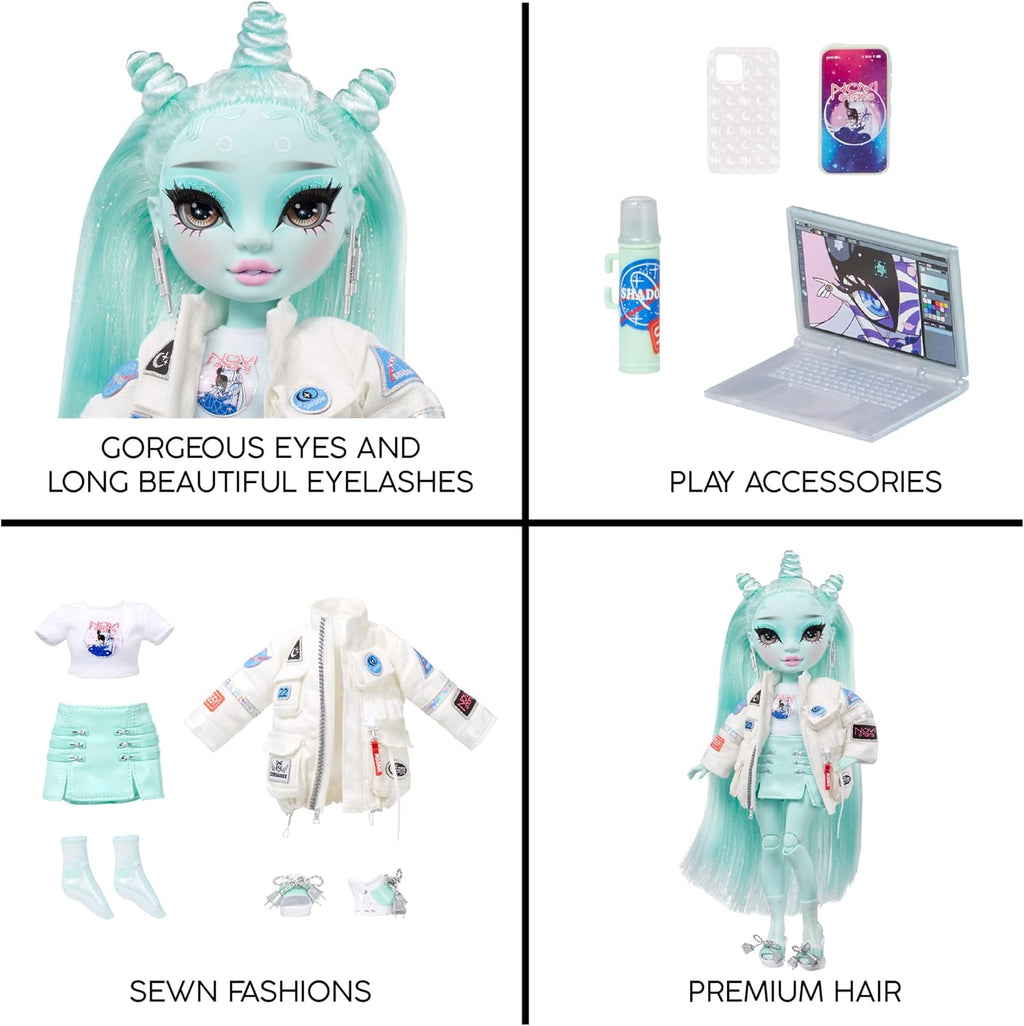 Light Green Fashion Doll with Fashionable Outfit & 10+ Colorful Play Accessories J47454