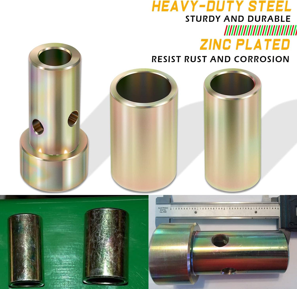 4 Pairs Cat 1 Quick Hitch Adapter Bushing Kit F3130