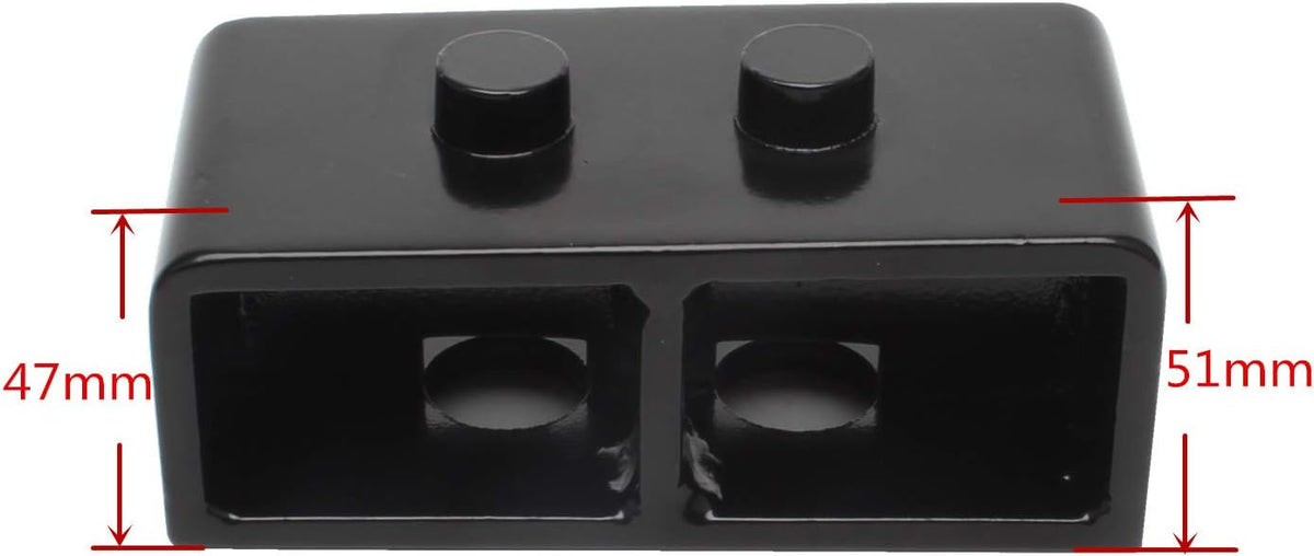 2'' Rear Leveling Lift Kit Block with U Bolts Pack of 2 Z67730