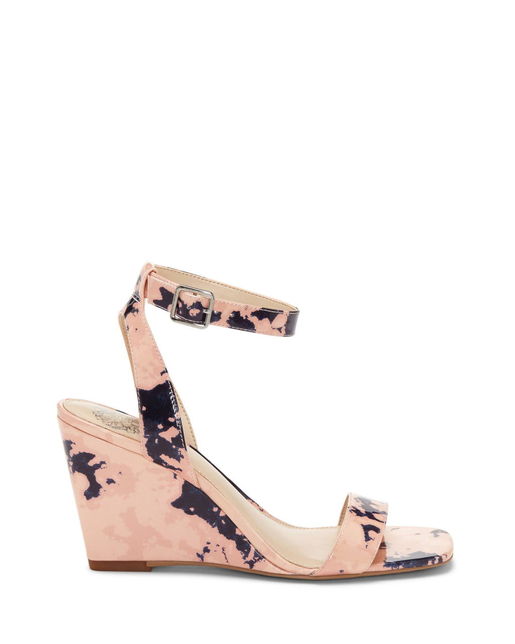 Leather Square-Toe Wedges B42484