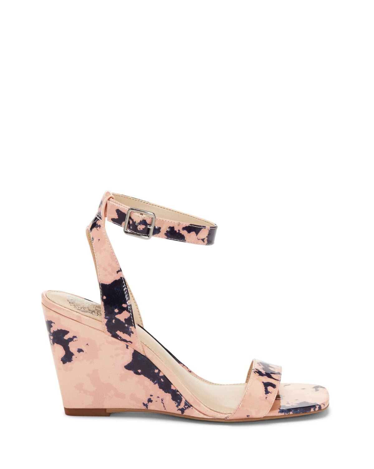 Leather Square-Toe Wedges B42484