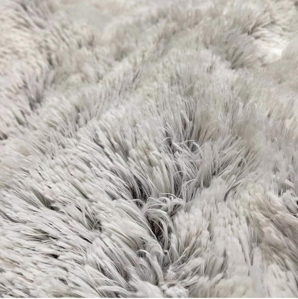 Large Pack of 2 Waterproof Soft Fluffy Dog Bed Mat with Removable Washable Cover S6485