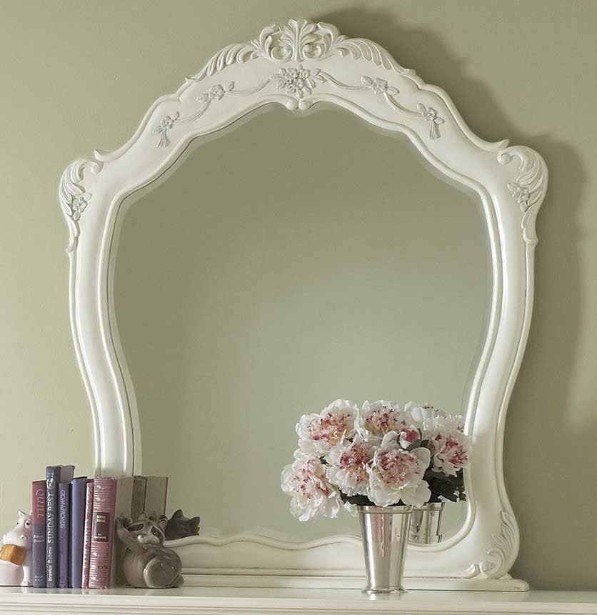 Twin Canopy Poster Bed in White F353651