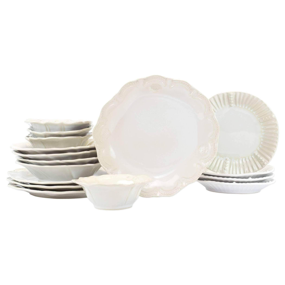 16-Piece Aqua Stone Place Setting K11680