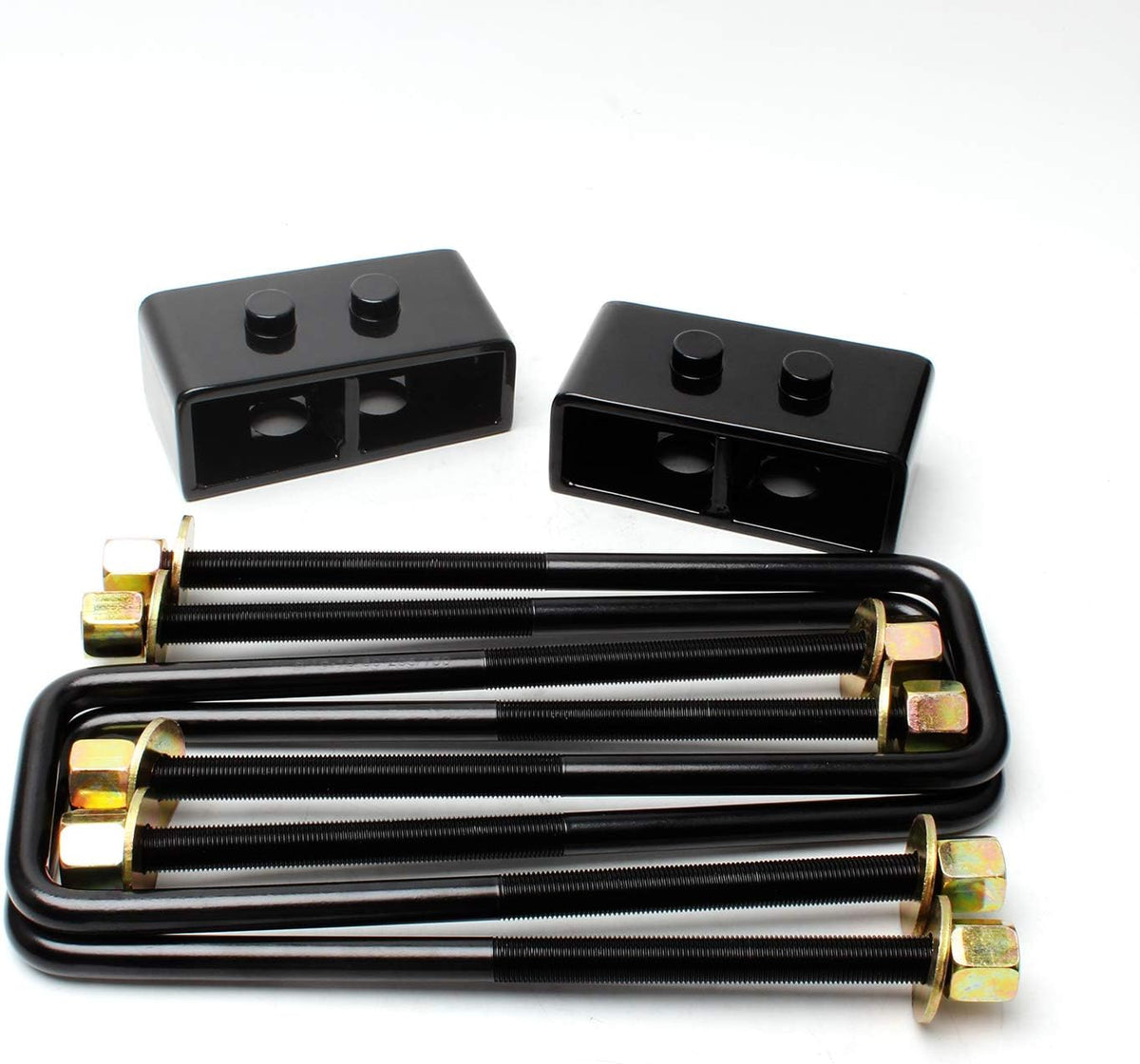 2'' Rear Leveling Lift Kit Block with U Bolts Pack of 2 Z67730