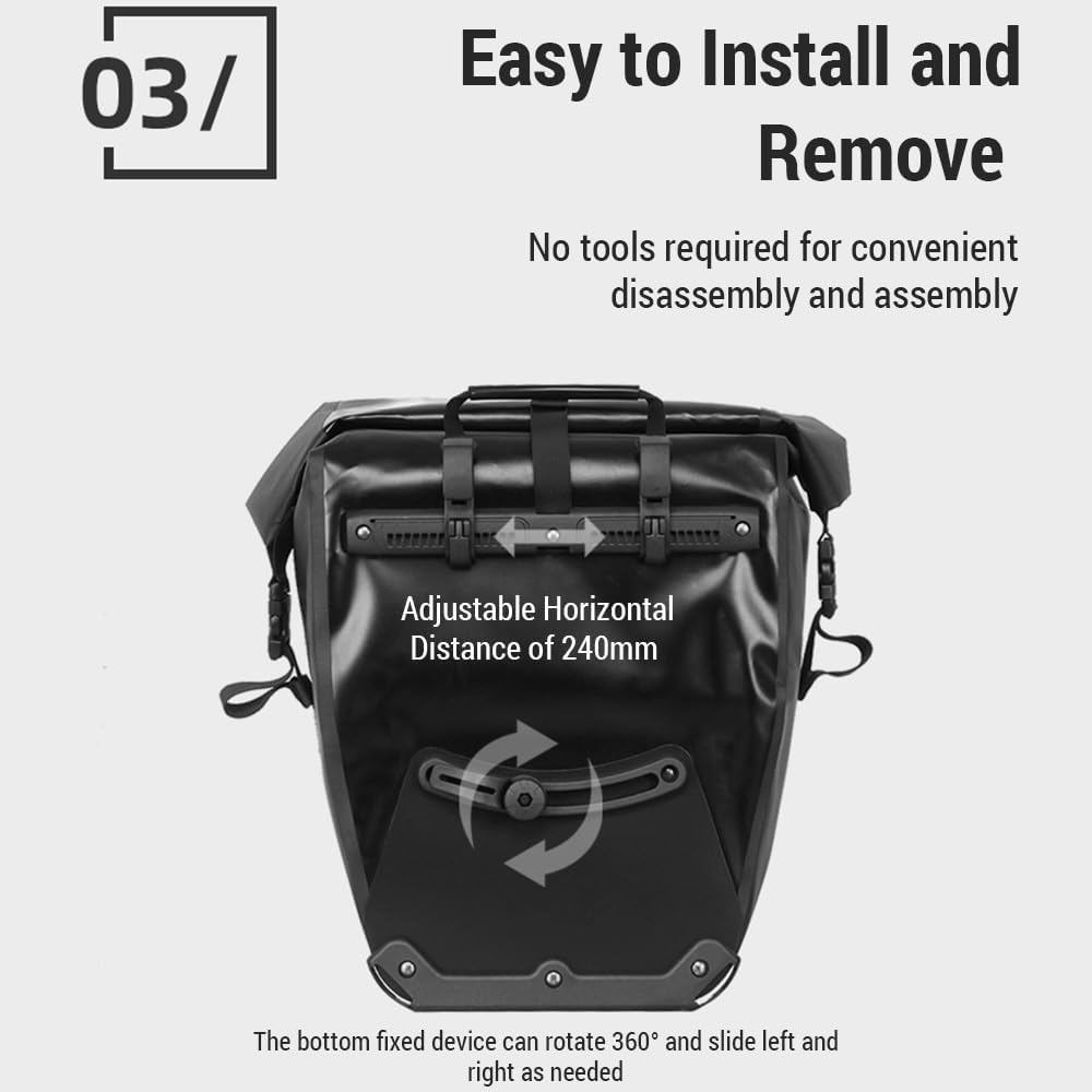 32L Waterproof Bike Pannier Bag I62944
