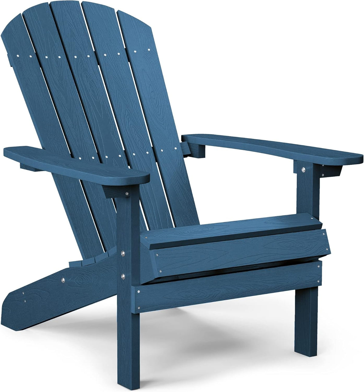 Black Plastic Adirondack Chairs Set of 2 X6519