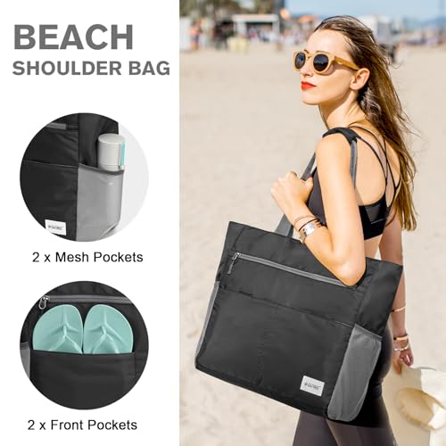 Waterproof Sandproof Large Capacity Foldable Beach Tote Bag U32530