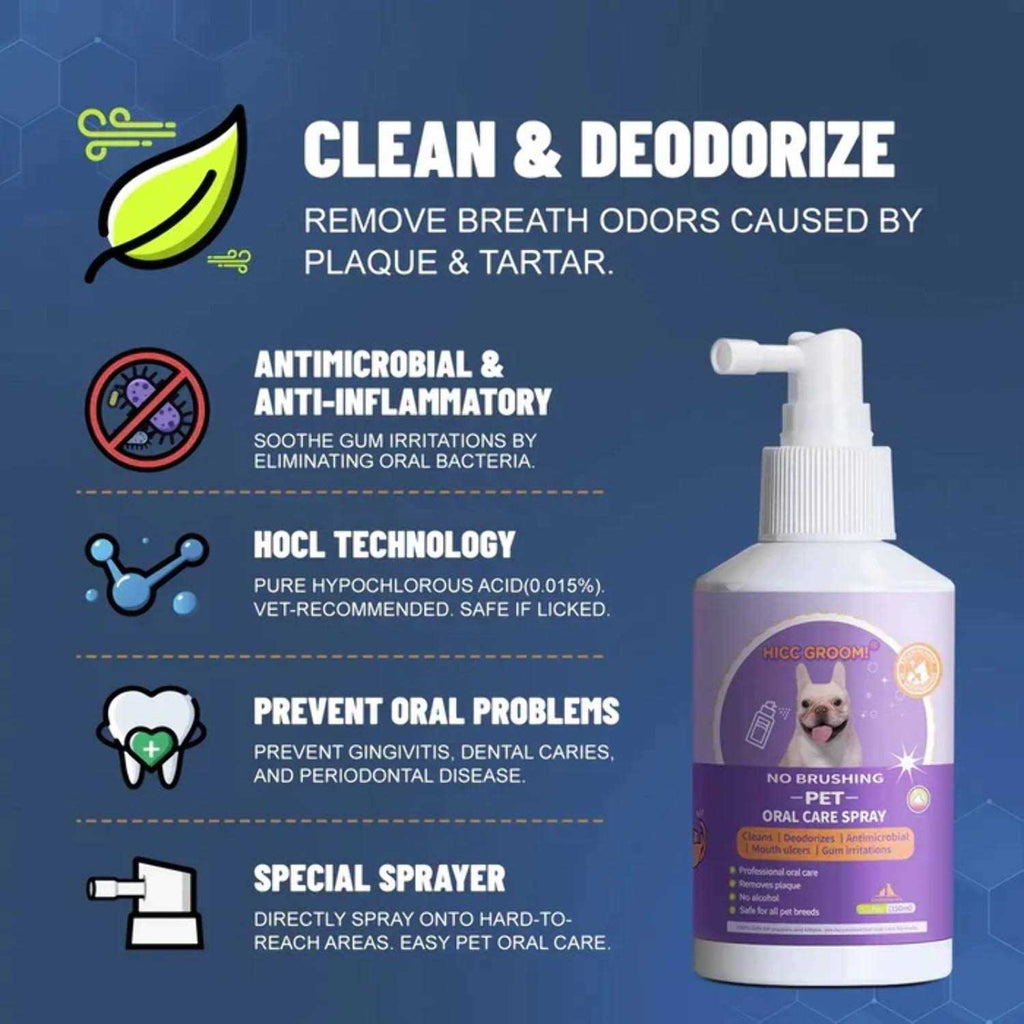 Dog Cat Oral Care Spray 5.1 Oz D247