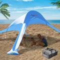 Extra Large UPF50+ Beach Tent with Sand Shovel D577389