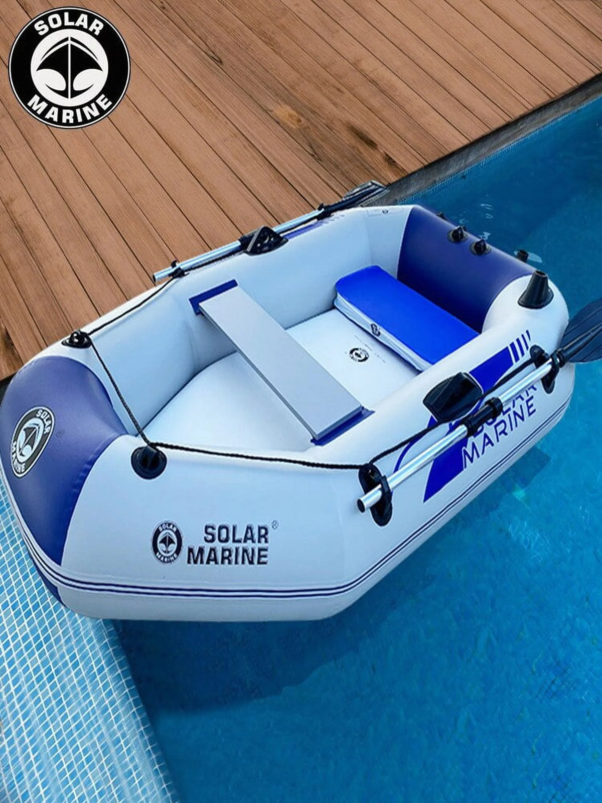 1 person Inflatable Rowing Boat Kayak Canoe T3698