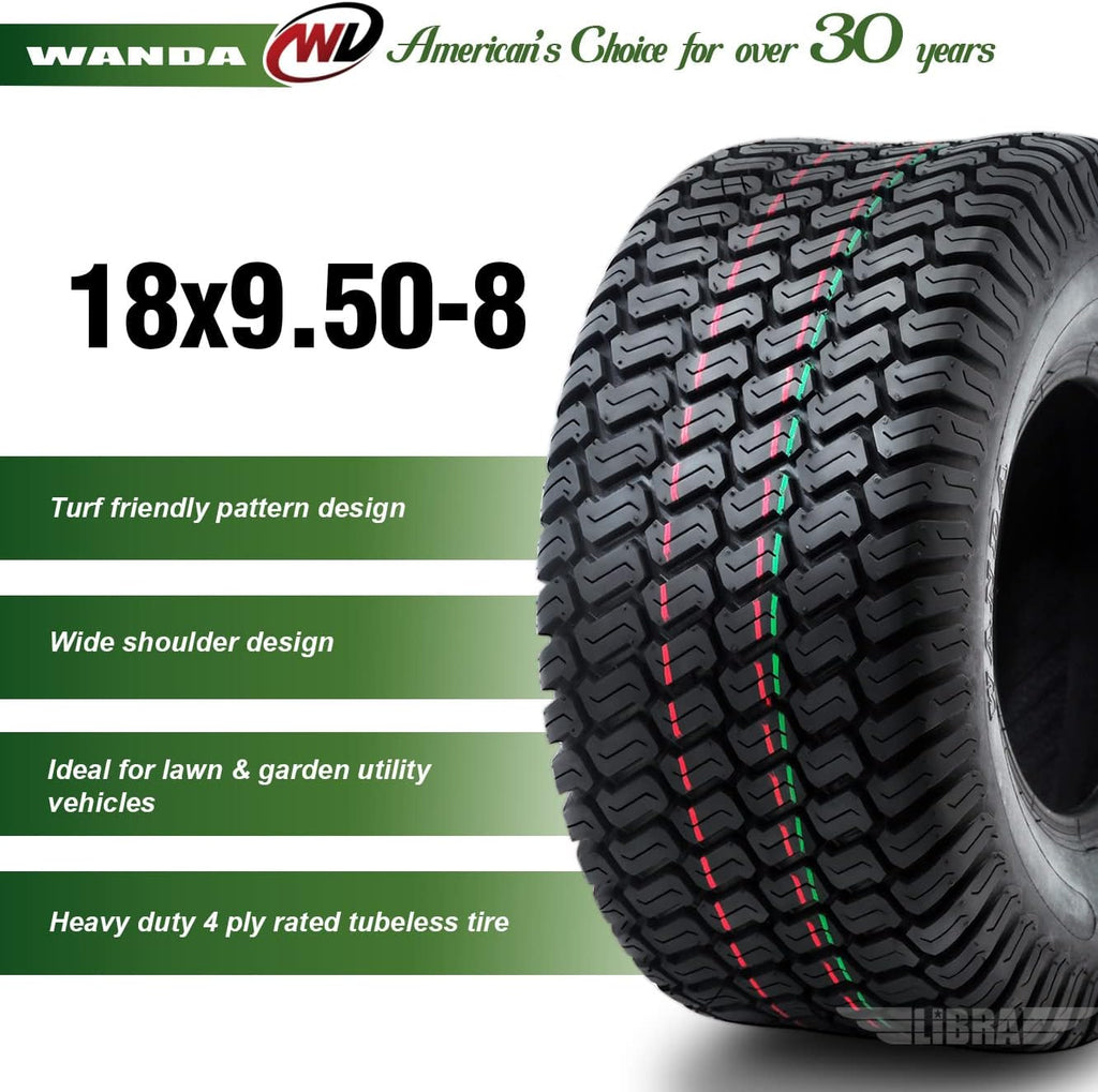 23x9.5-12 Lawn Mower Cart Turf Tire W952