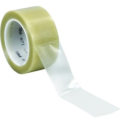 Clear Vinyl Tape, 5.2 mil, 2" x 36 yds, 3/Case F301