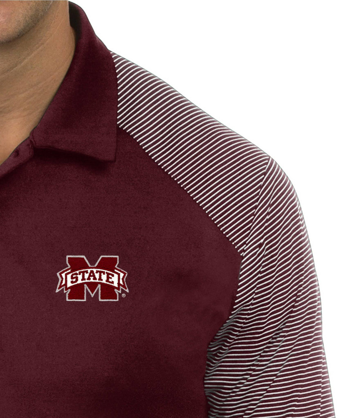 Cardinal/White Polo D272245