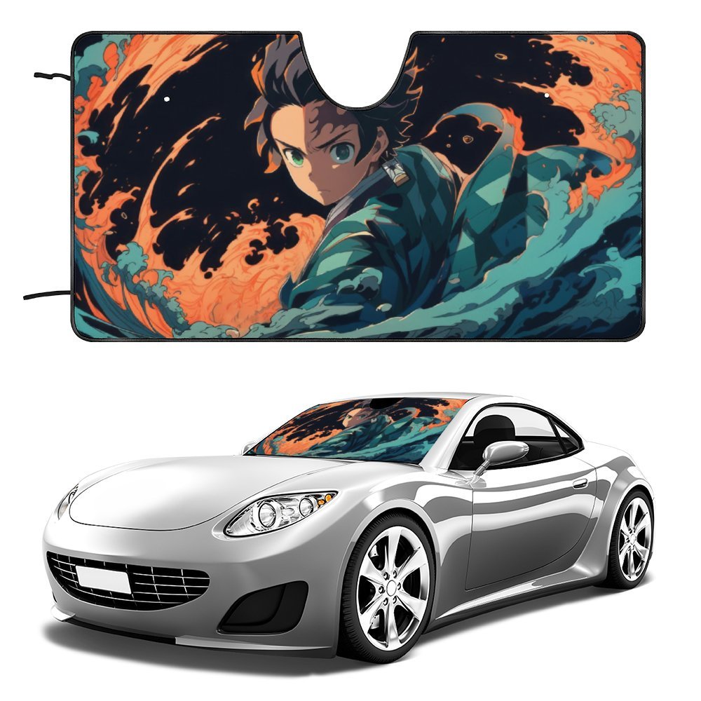 Foldable Reflective Car Windshield Sunshade V2116