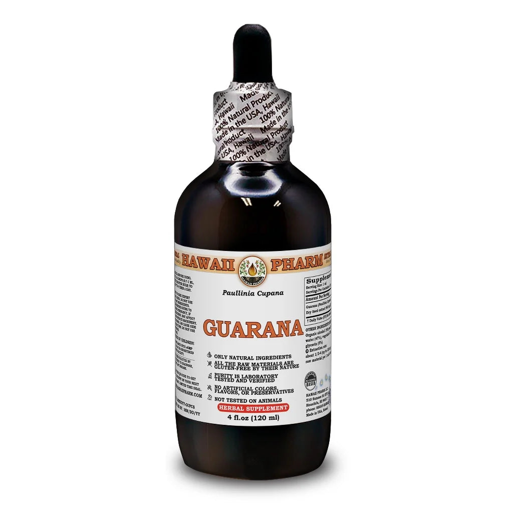Guarana Dry Seed Liquid Extract 4 Fl.Oz D6098