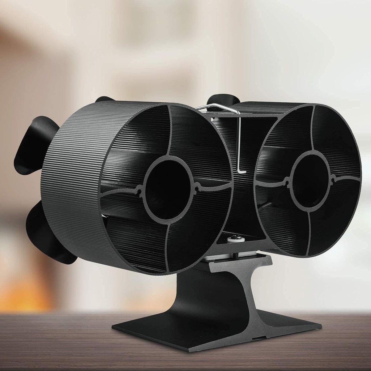 Wood Stove Fan with Thermometer Pack of 2 X444