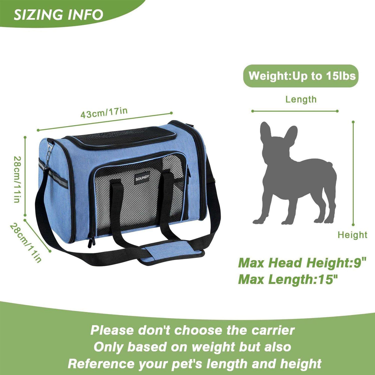 Soft Sided Collapsible Pet Carrier I95920