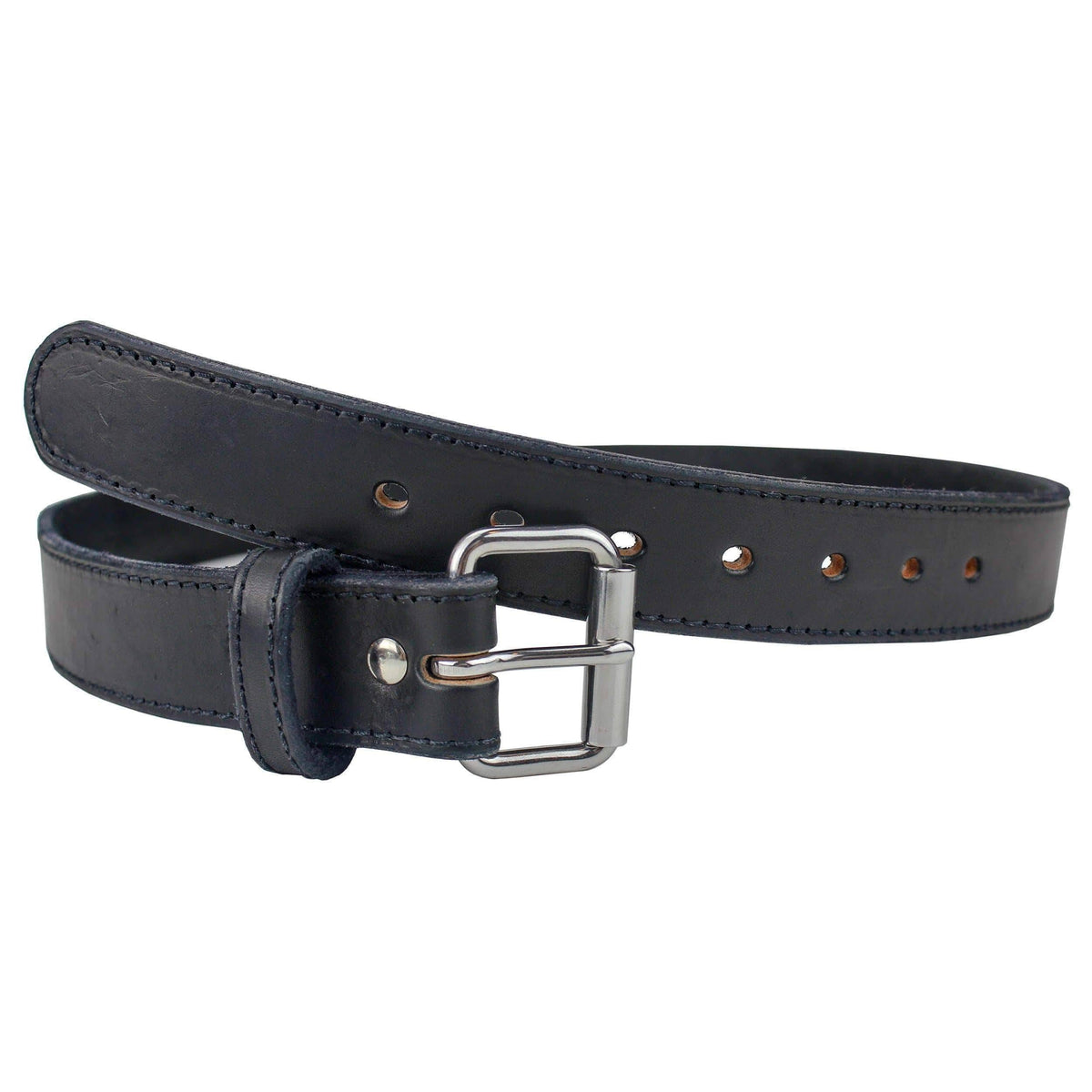 Black Leather Gun Belt M523