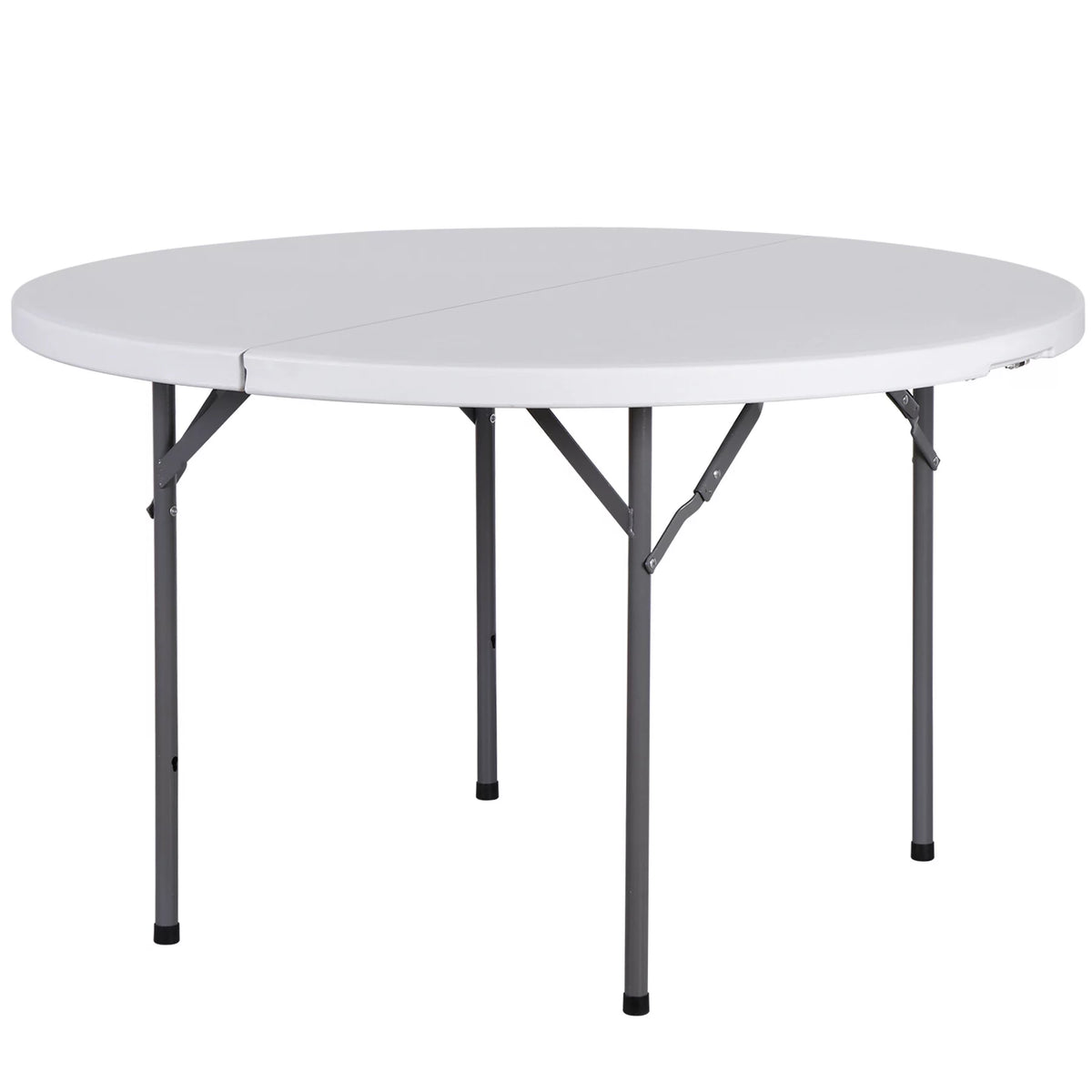 Black Round Foldable Plastic Table U277110