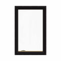 Black Painted Clad Wood Left-Handed Casement Window with Mesh Screen S294364